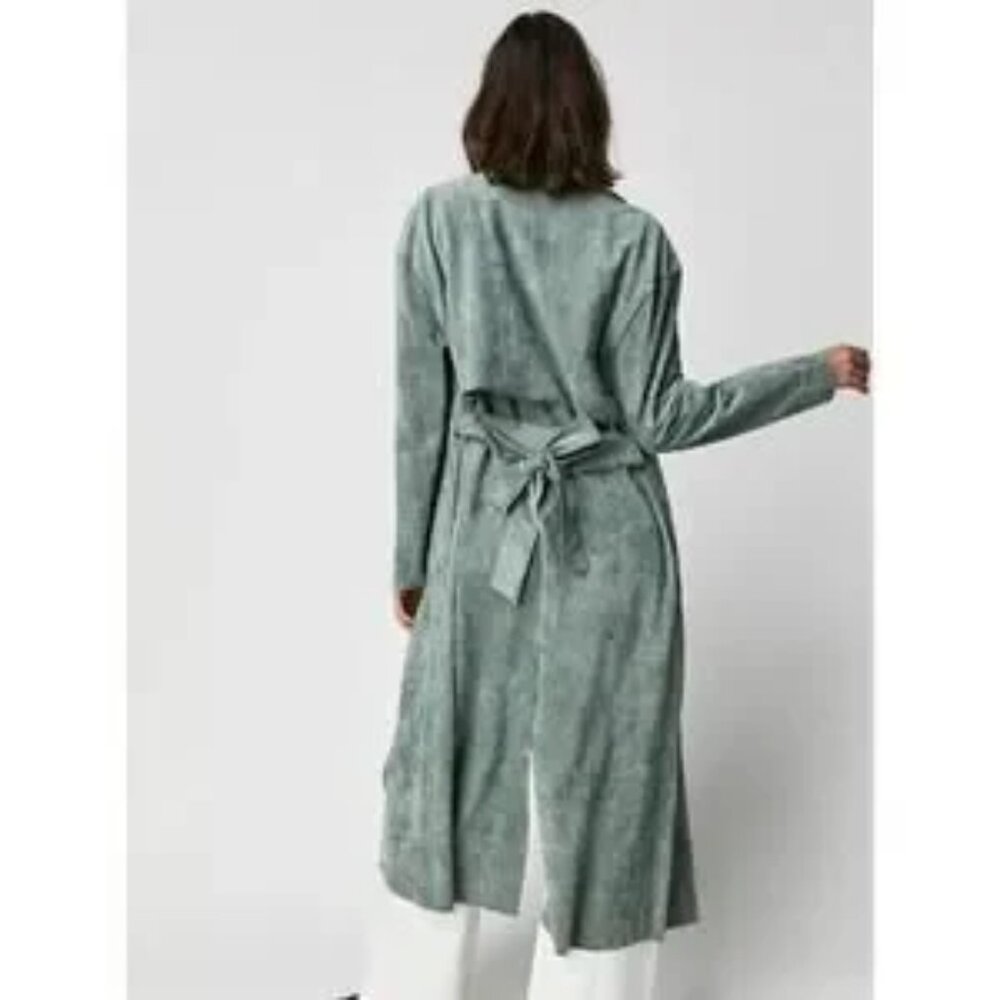 NWT: Blank NYC Vegan Suede Trench Size Small - Picture 2 of 10